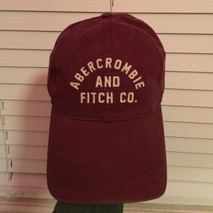 Abercrombie Burgundy Hat